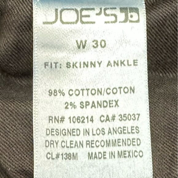 Joe’s Jeans The Skinny Ankle Jeans | Size 30 - Picture 9 of 9